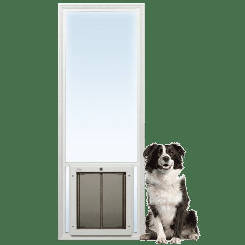 PlexiDor installed in French patio door